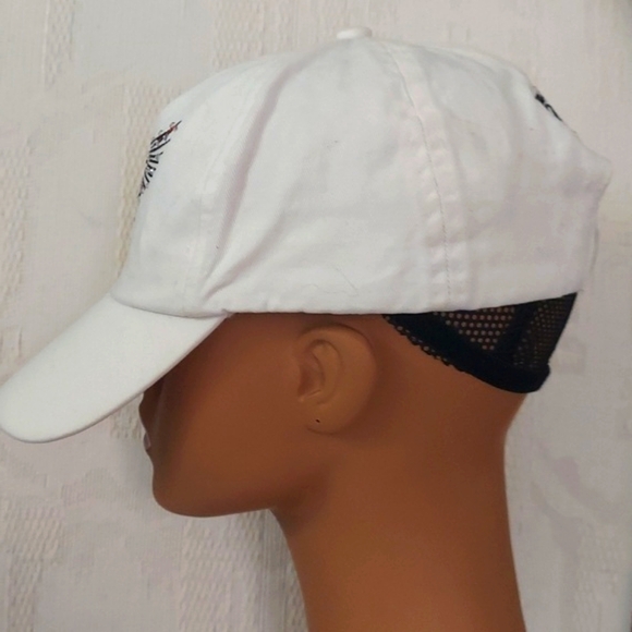 Harley Davidson® Womens Rhinestone White Wing Bar & Shield Cap Hat - Picture 6 of 15